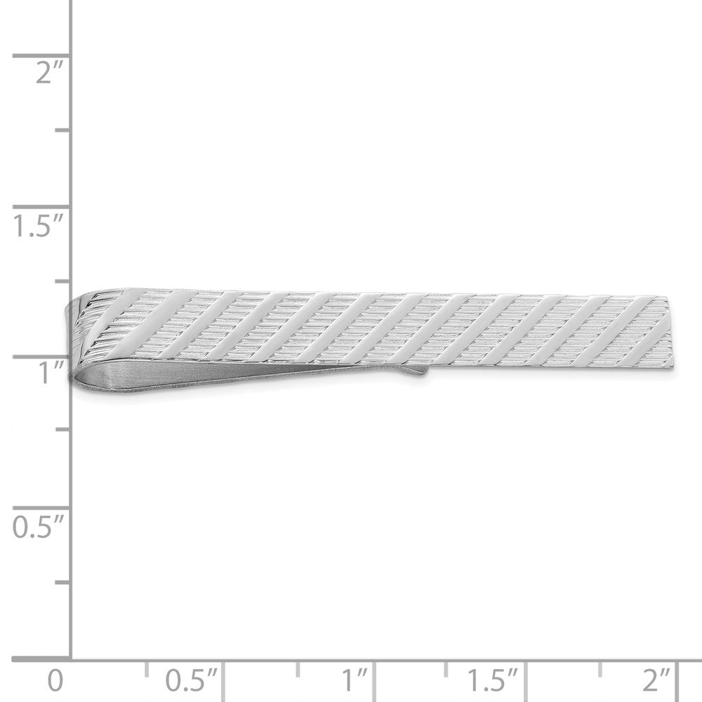 Sterlingsilber Rhodiniert Krawatten Stab