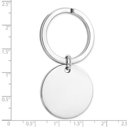 Sterlingsilber Rhodiniert Key Ring