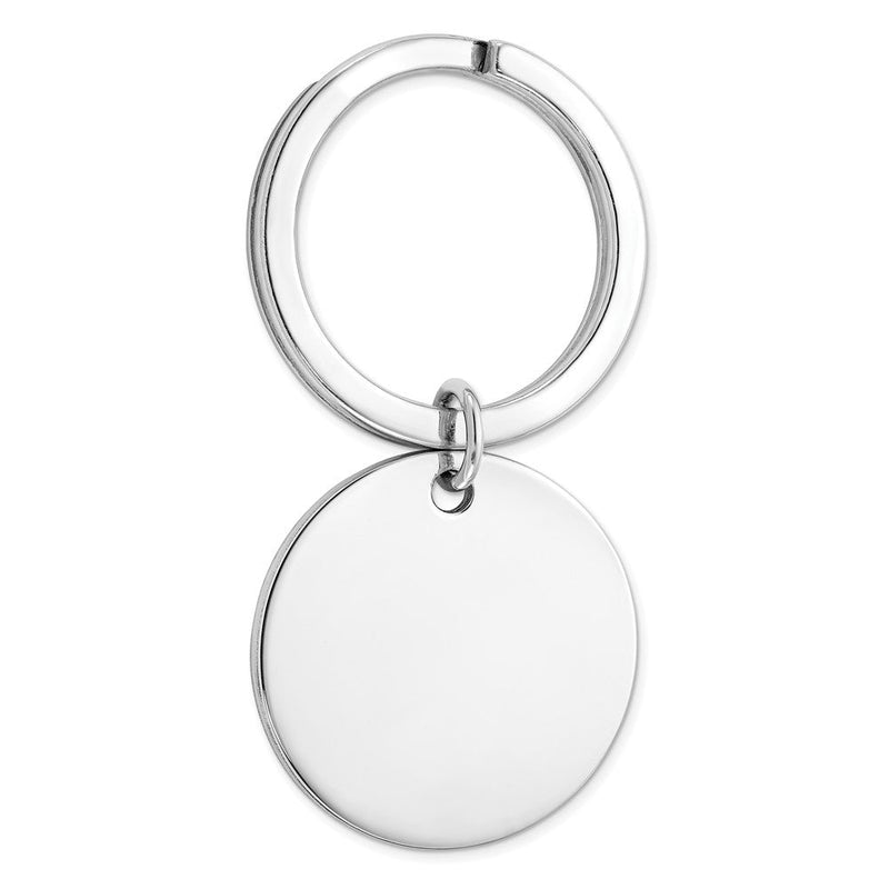 Sterlingsilber Rhodiniert Key Ring