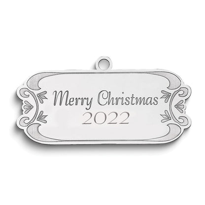 Sterlingsilber Rhodiniert Weihnachten Geschenk Marke
