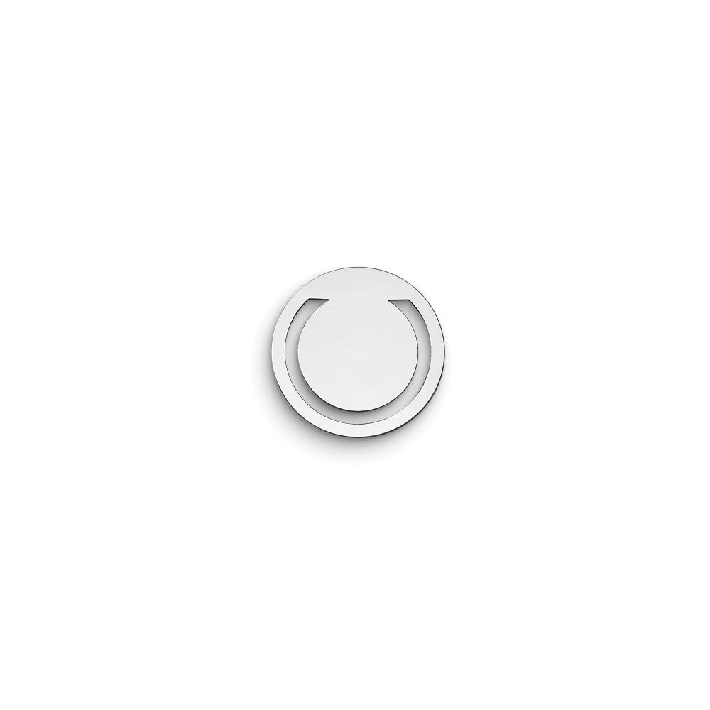 Sterlingsilber Rhodiniert Kreis Book Mark