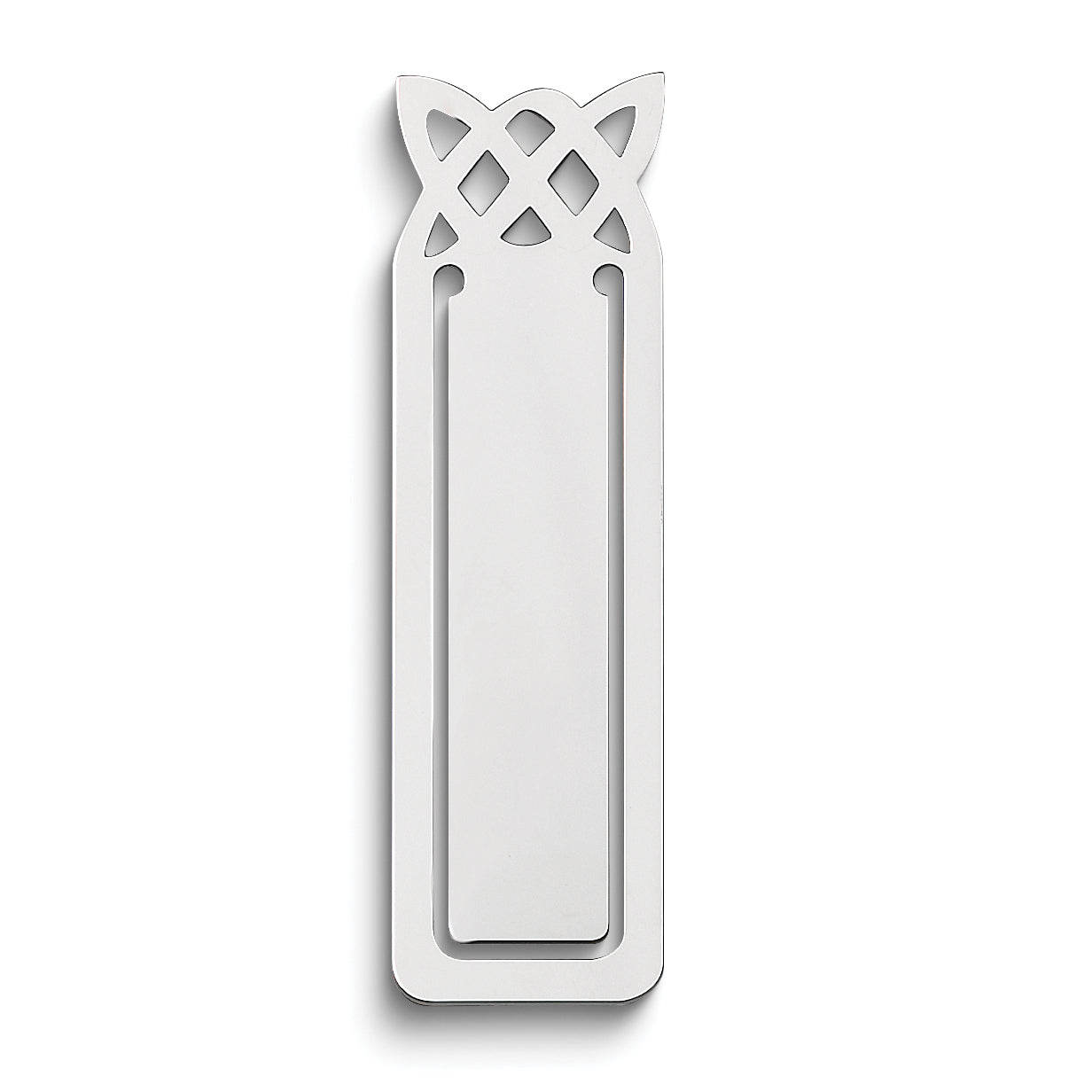 Sterlingsilber Rhodiniert Knoten Design Rohling Version Book Mark