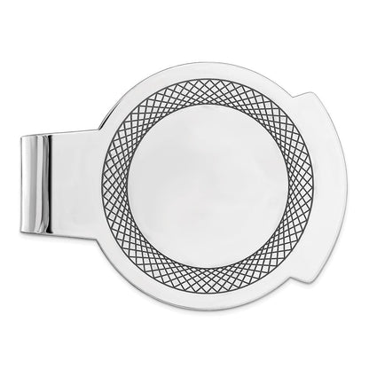 Sterlingsilber Rhodiniert Geldklammer