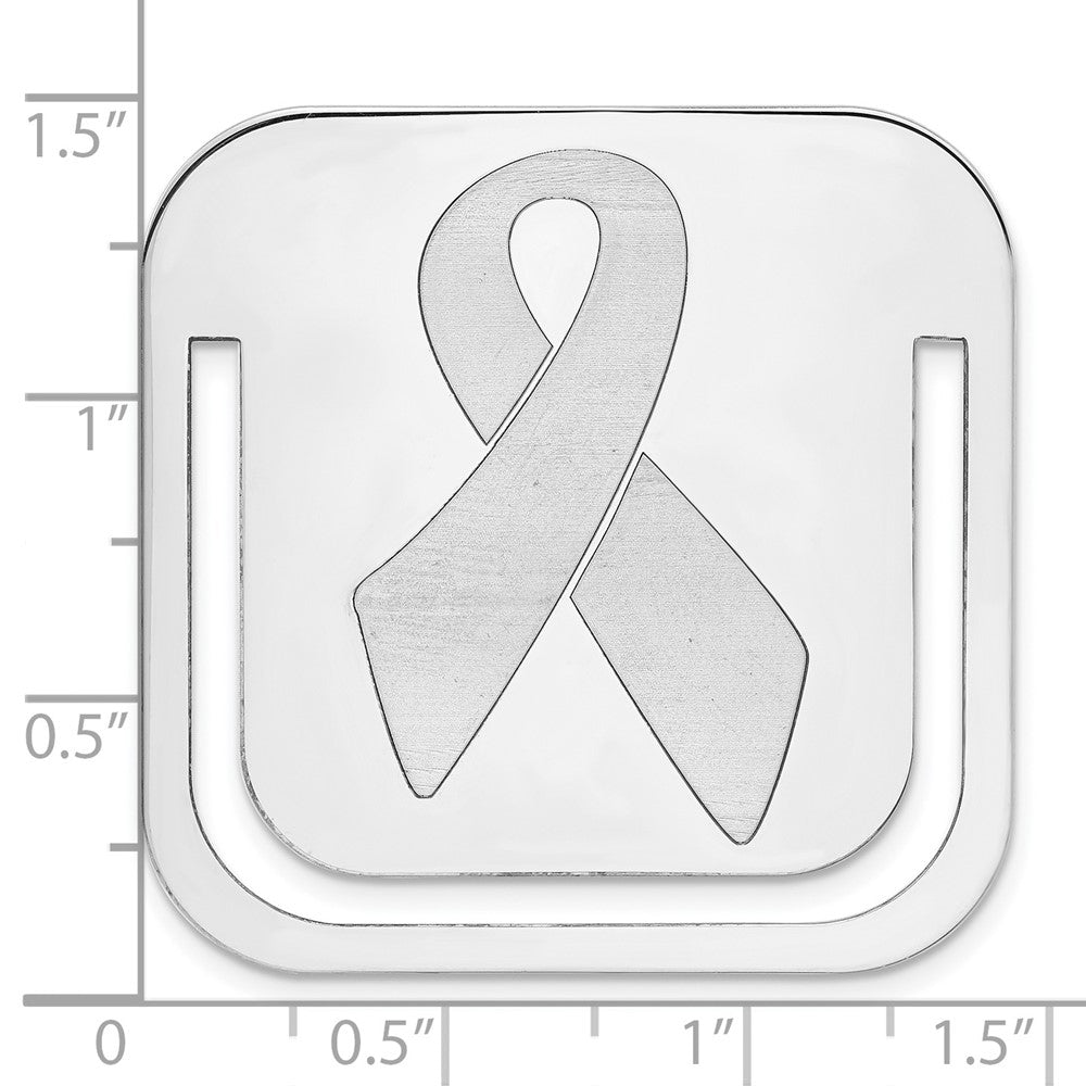 Sterlingsilber Rhodiniert Bewusstsein Bookmark