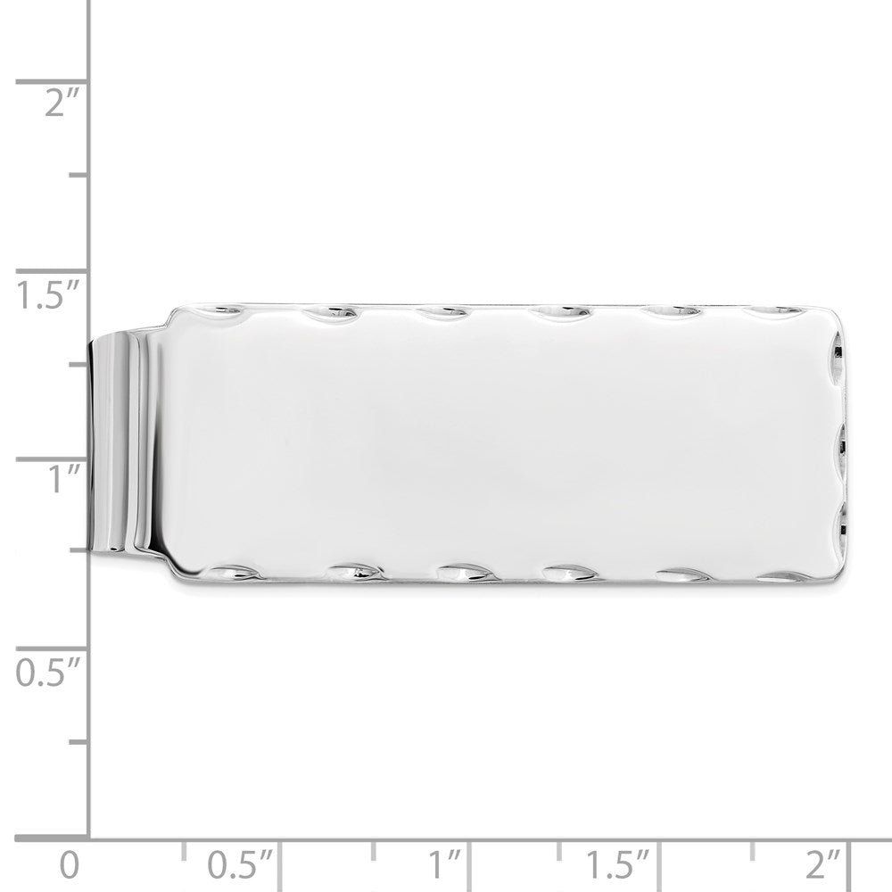 Sterlingsilber Rhodiniert Geldklammer
