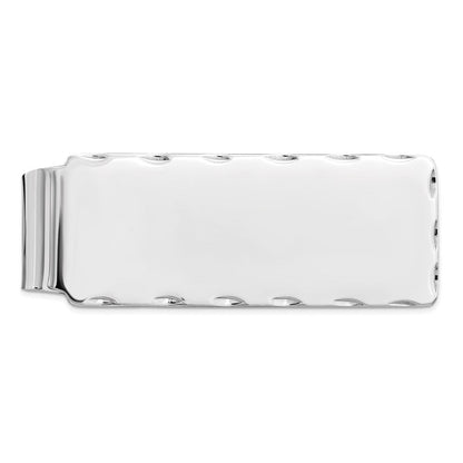 Sterlingsilber Rhodiniert Geldklammer