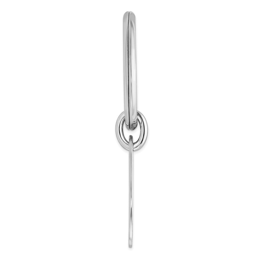 Sterlingsilber Rhodiniert Key Kette