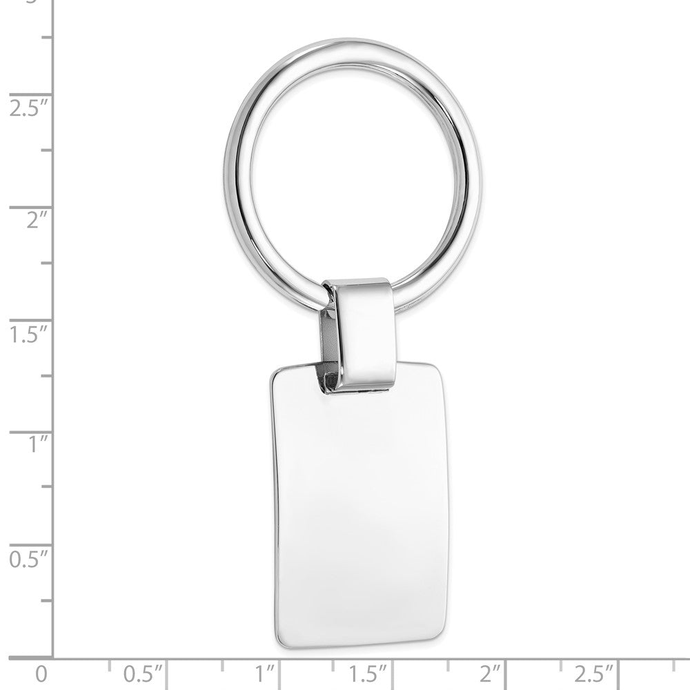 Sterlingsilber Rhodiniert Key Kette
