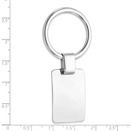 Sterlingsilber Rhodiniert Key Kette