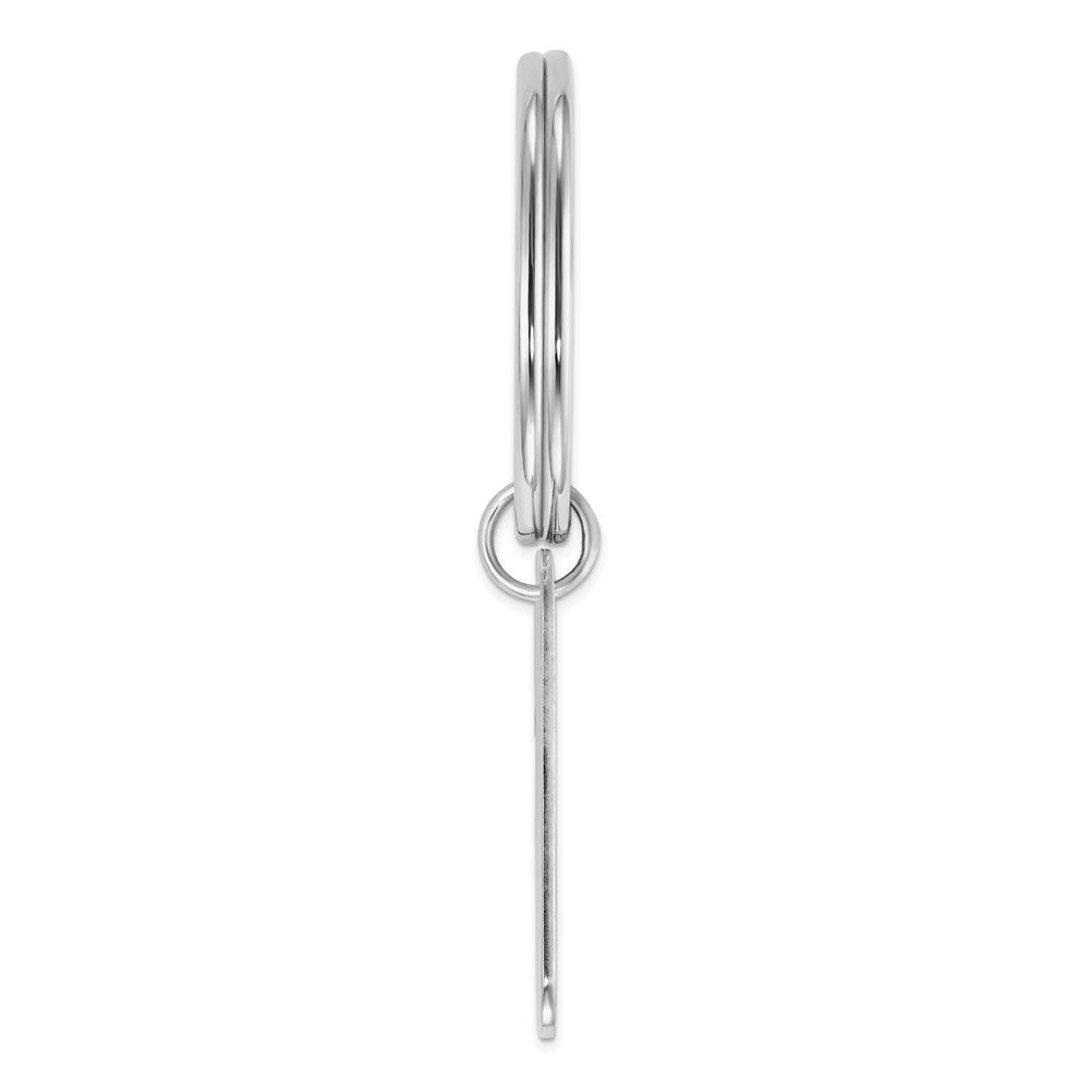 Sterlingsilber Rhodiniert Key Kette
