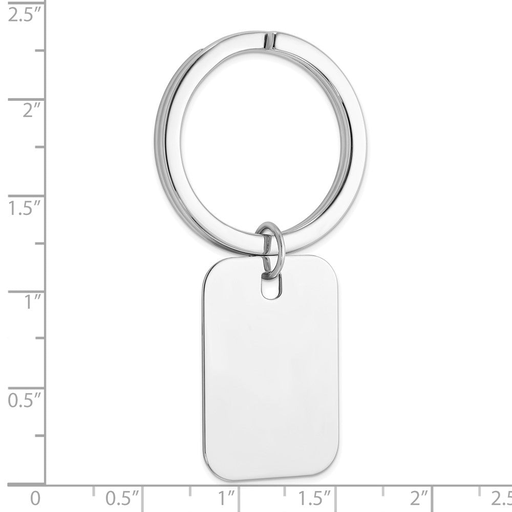 Sterlingsilber Rhodiniert Key Kette