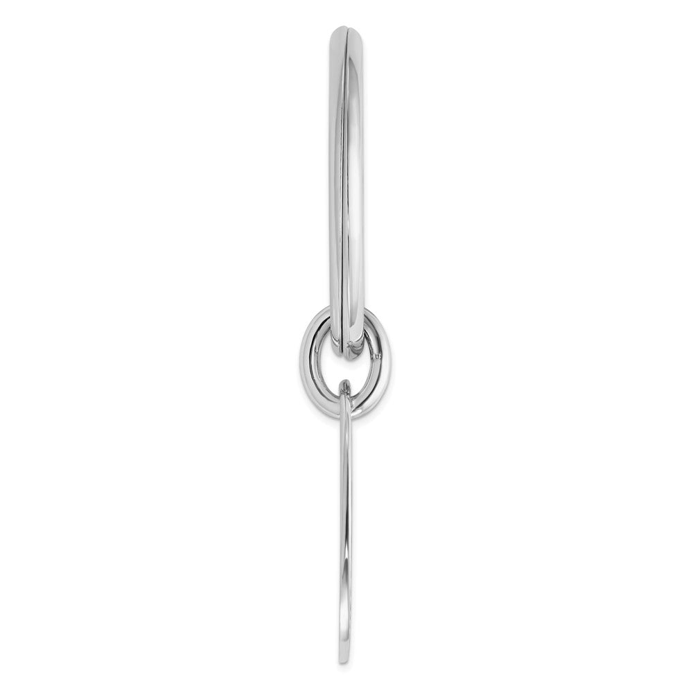 Sterlingsilber Rhodiniert Key Kette