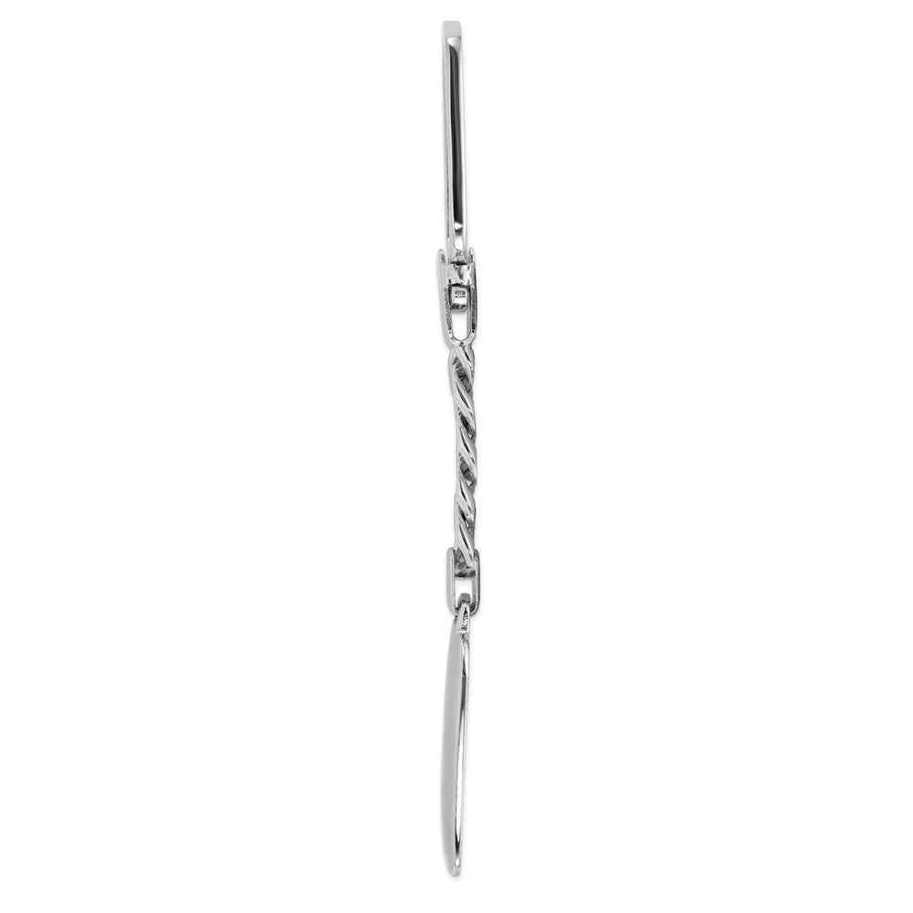 Sterlingsilber Rhodiniert Key Kette