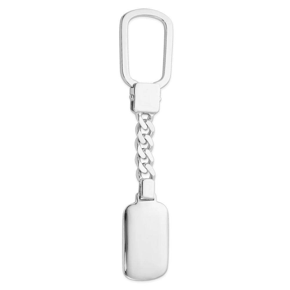 Sterlingsilber Rhodiniert Key Kette