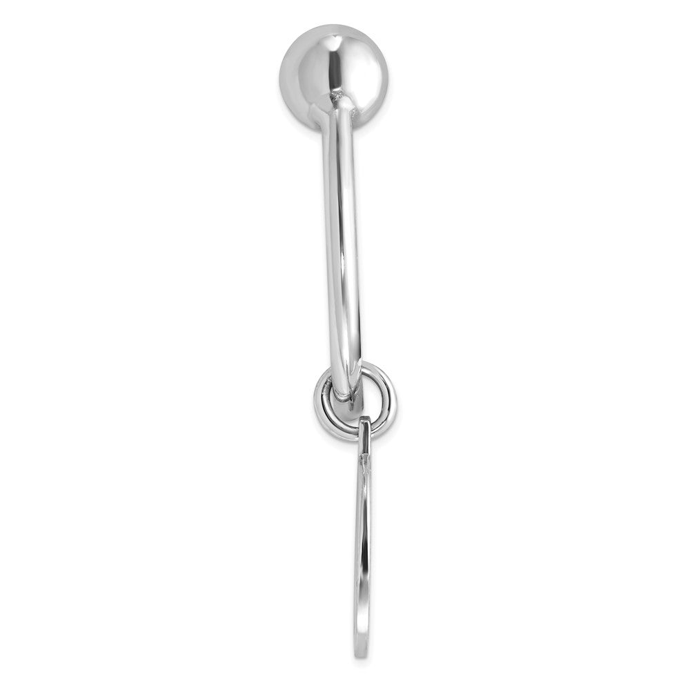 Sterlingsilber Rhodiniert Key Kette