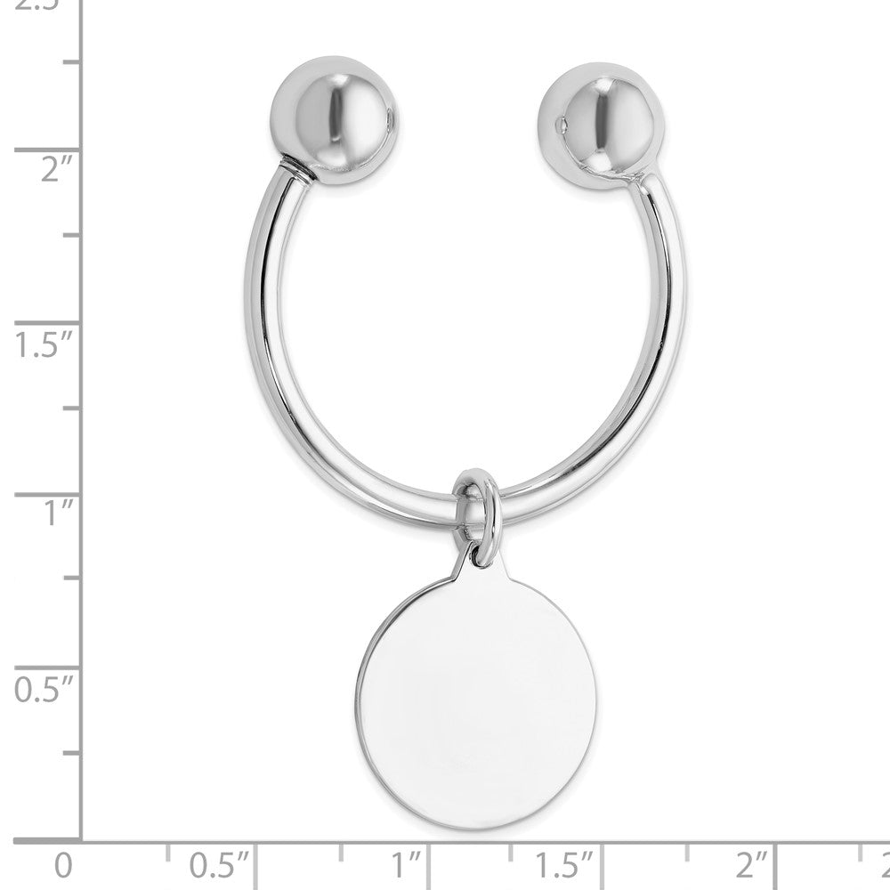 Sterlingsilber Rhodiniert Key Kette