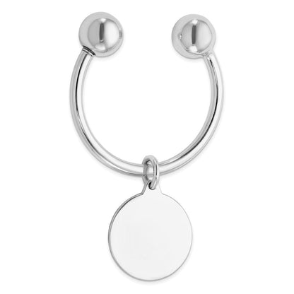 Sterlingsilber Rhodiniert Key Kette