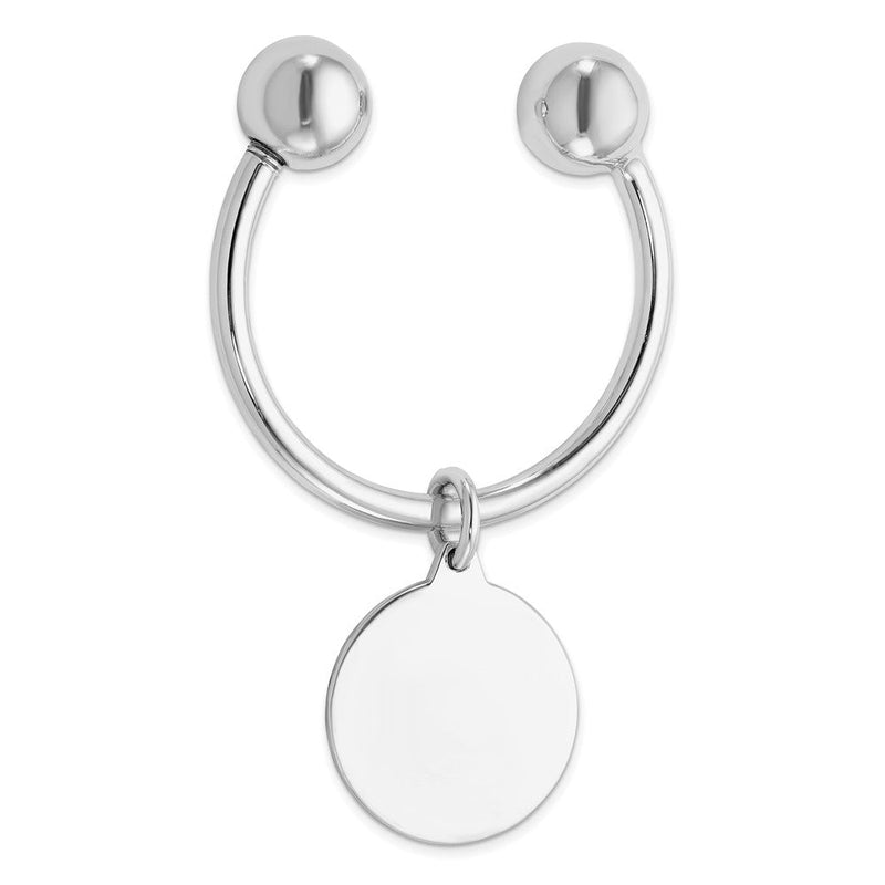 Sterlingsilber Rhodiniert Key Kette