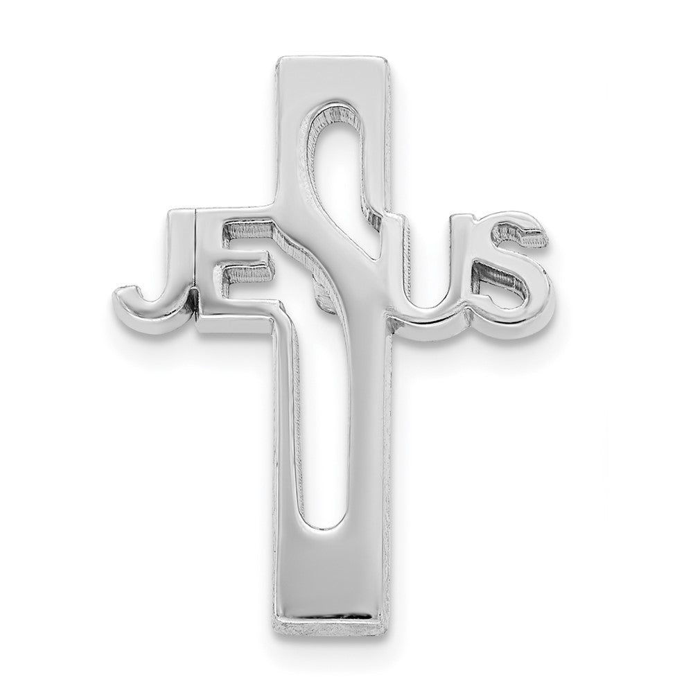 Sterlingsilber Rhodiniert Jesus Kreuz Krawatten Tac