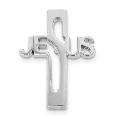 Sterlingsilber Rhodiniert Jesus Kreuz Krawatten Tac