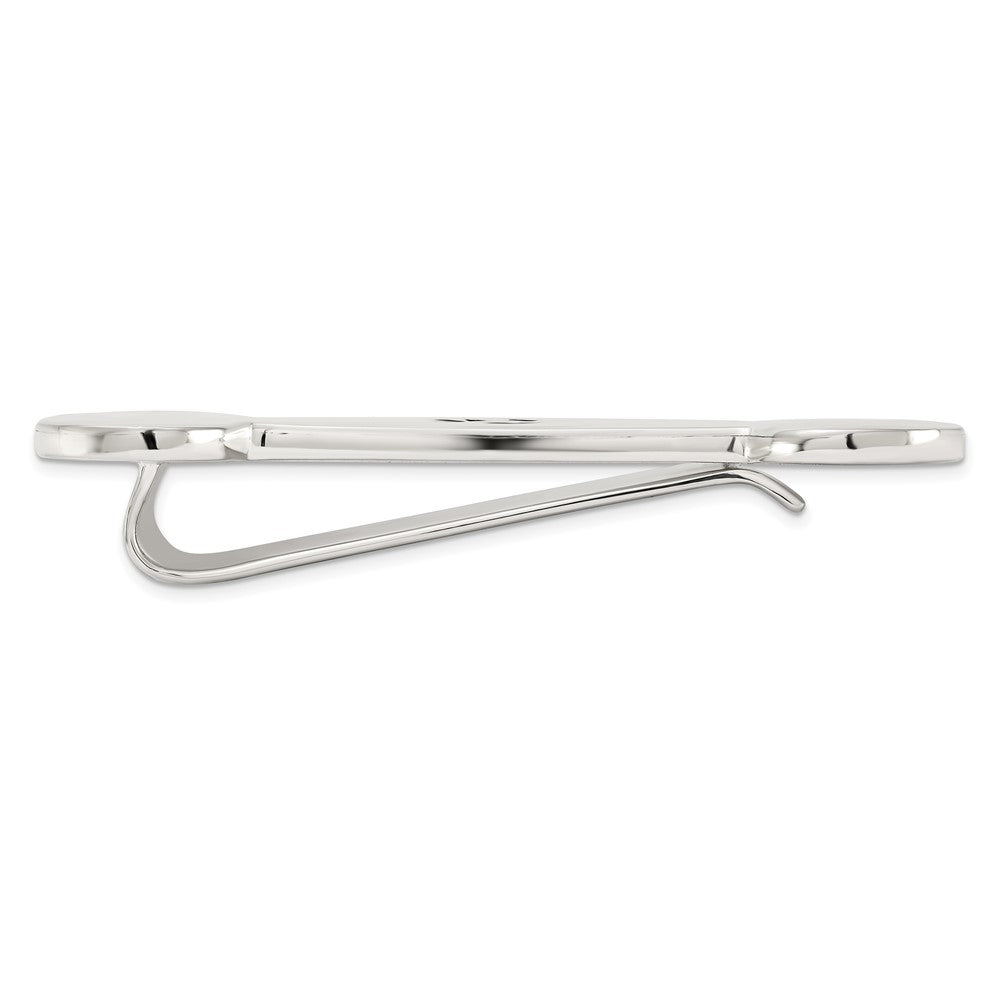 Sterlingsilber Hund Bone mit Emaille Paw Druck Geldklammer