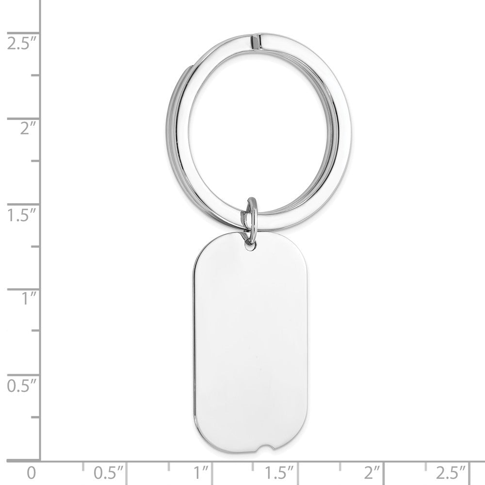 Sterlingsilber Rhodiniert Key Kette