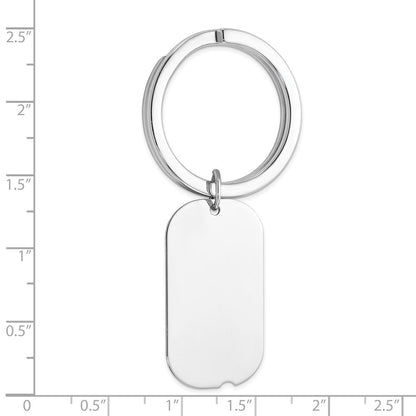 Sterlingsilber Rhodiniert Key Kette