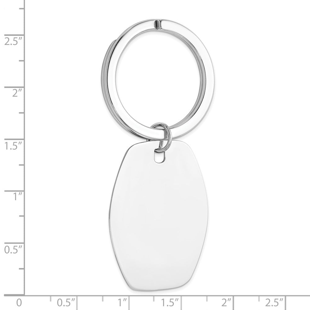 Sterlingsilber Rhodiniert Key Kette