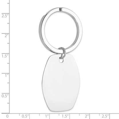 Sterlingsilber Rhodiniert Key Kette