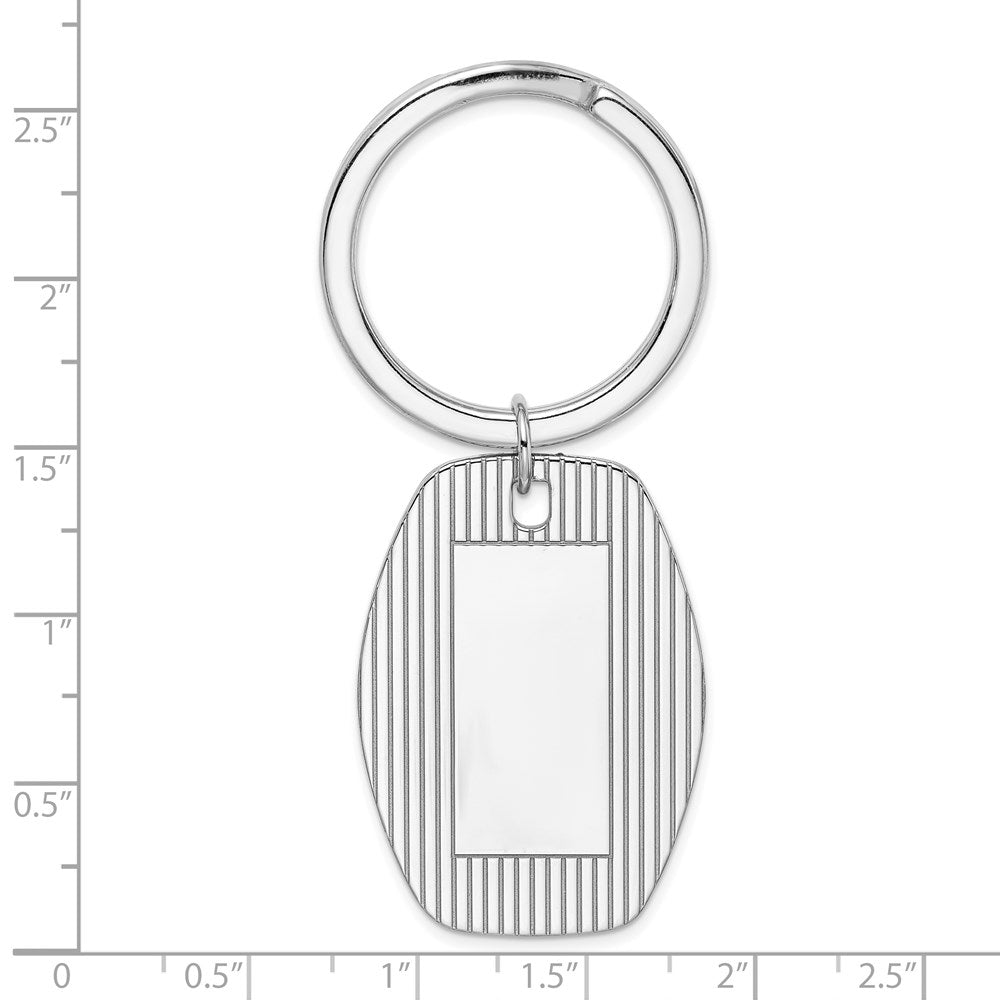 Sterlingsilber Rhodiniert Key Kette