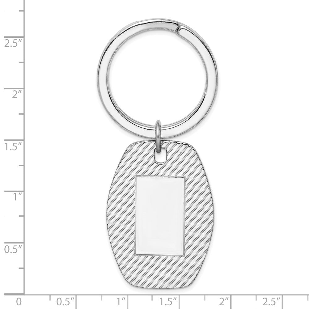 Sterlingsilber Rhodiniert Key Kette