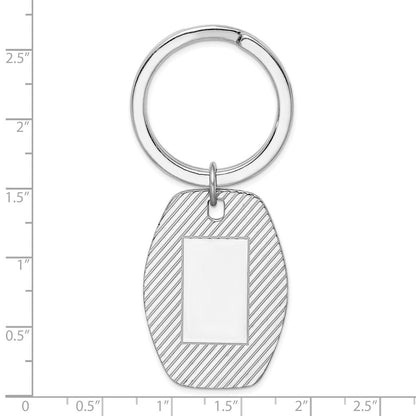 Sterlingsilber Rhodiniert Key Kette