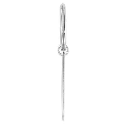 Sterlingsilber Rhodiniert Key Kette