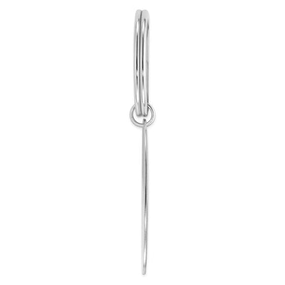Sterlingsilber Rhodiniert Key Kette