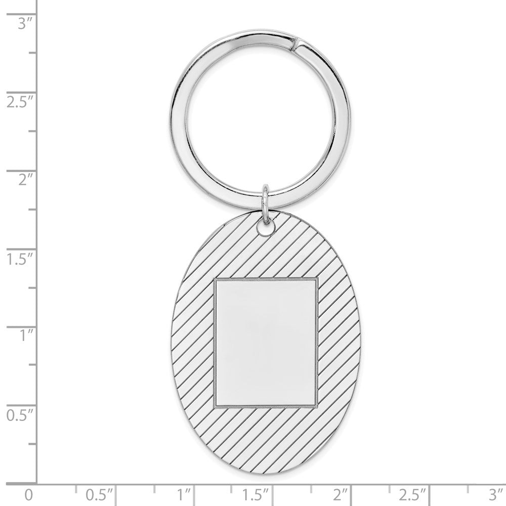 Sterlingsilber Rhodiniert Key Kette