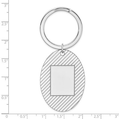 Sterlingsilber Rhodiniert Key Kette