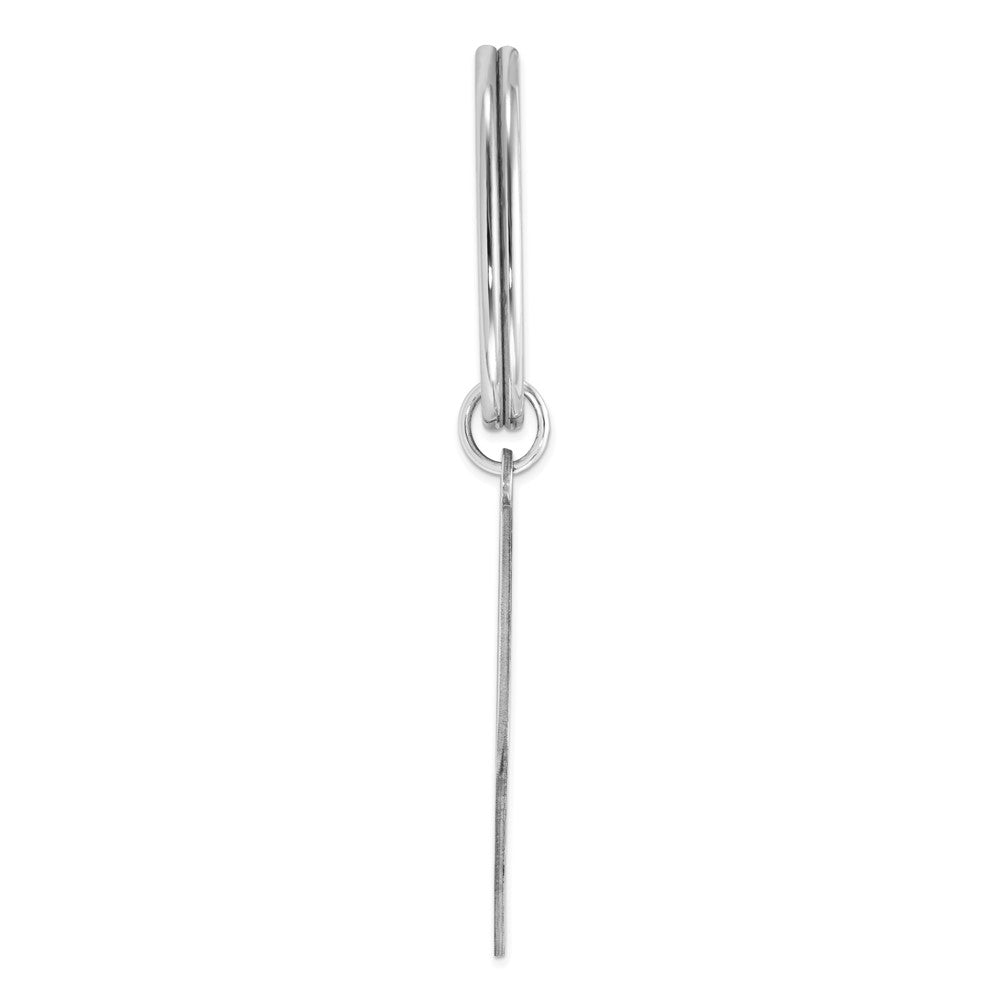 Sterlingsilber Rhodiniert Key Kette