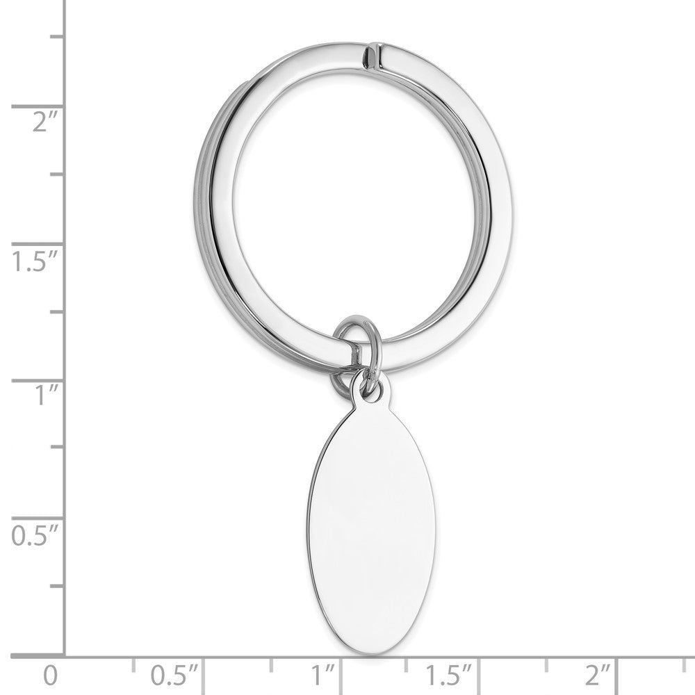 Sterlingsilber Rhodiniert Key Kette