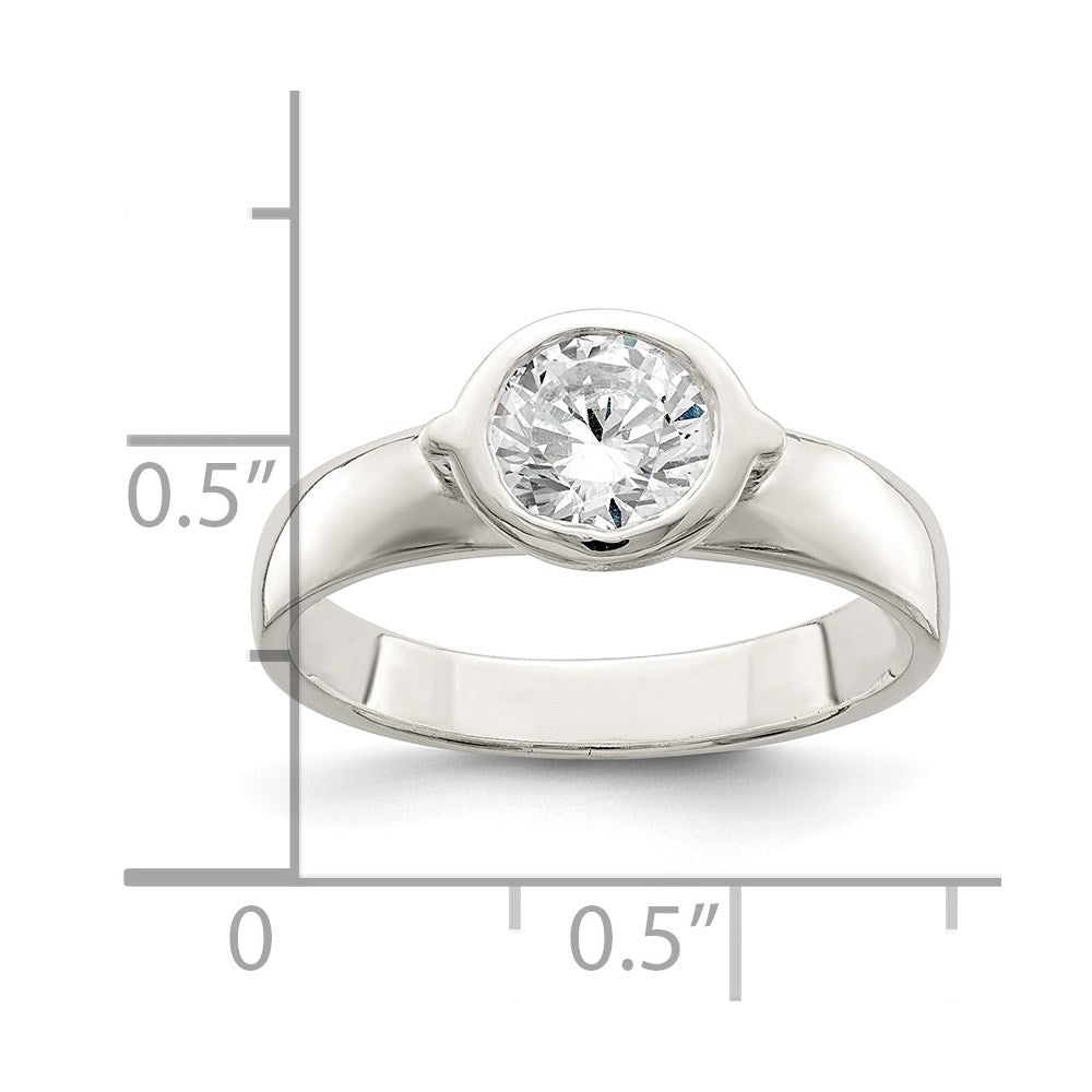 Sterlingsilber Zirkonia Ring