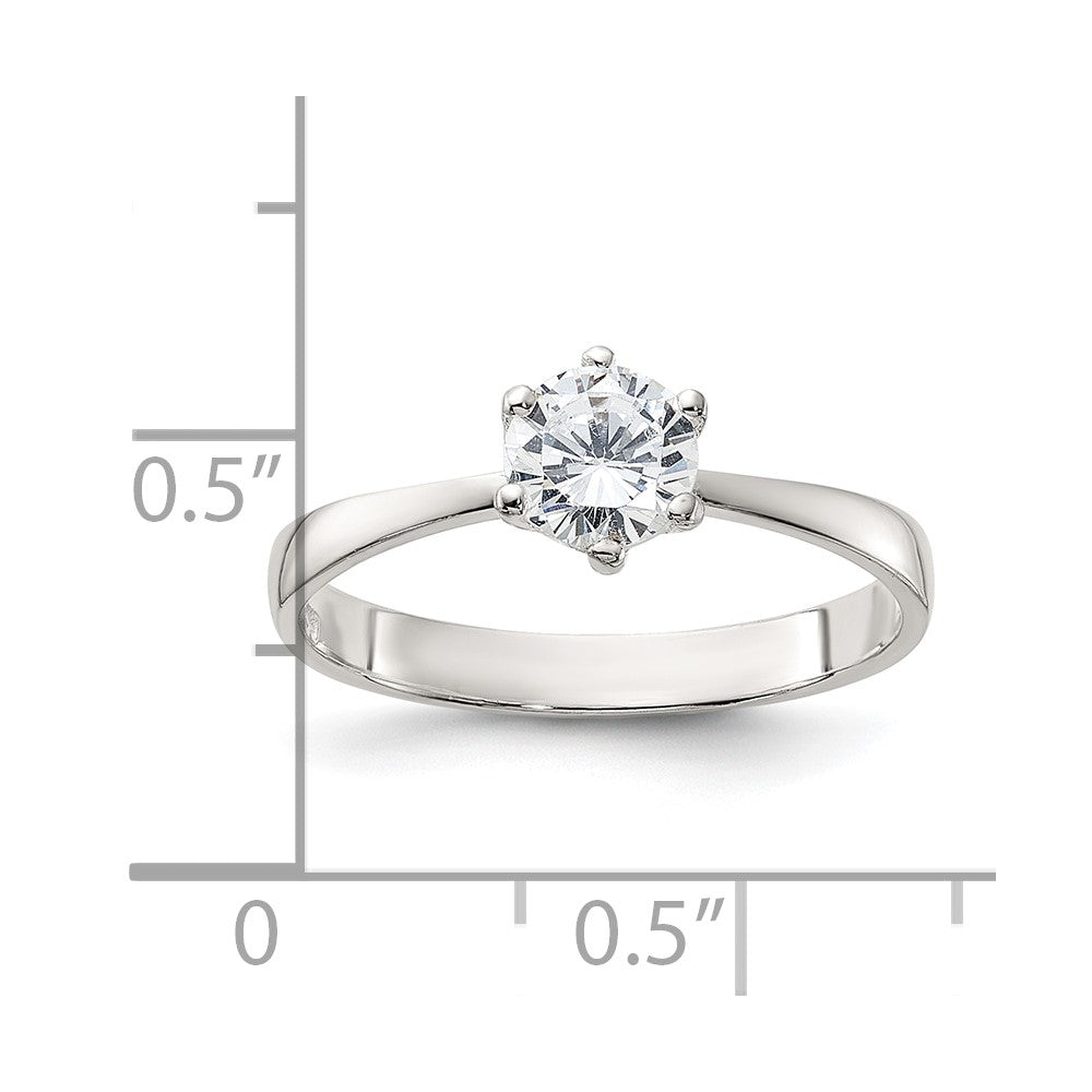 Sterlingsilber Zirkonia Ring