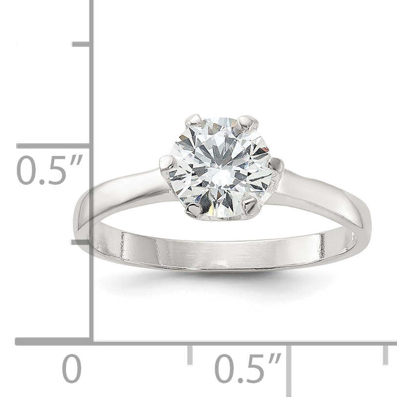 Sterlingsilber Zirkonia Ring