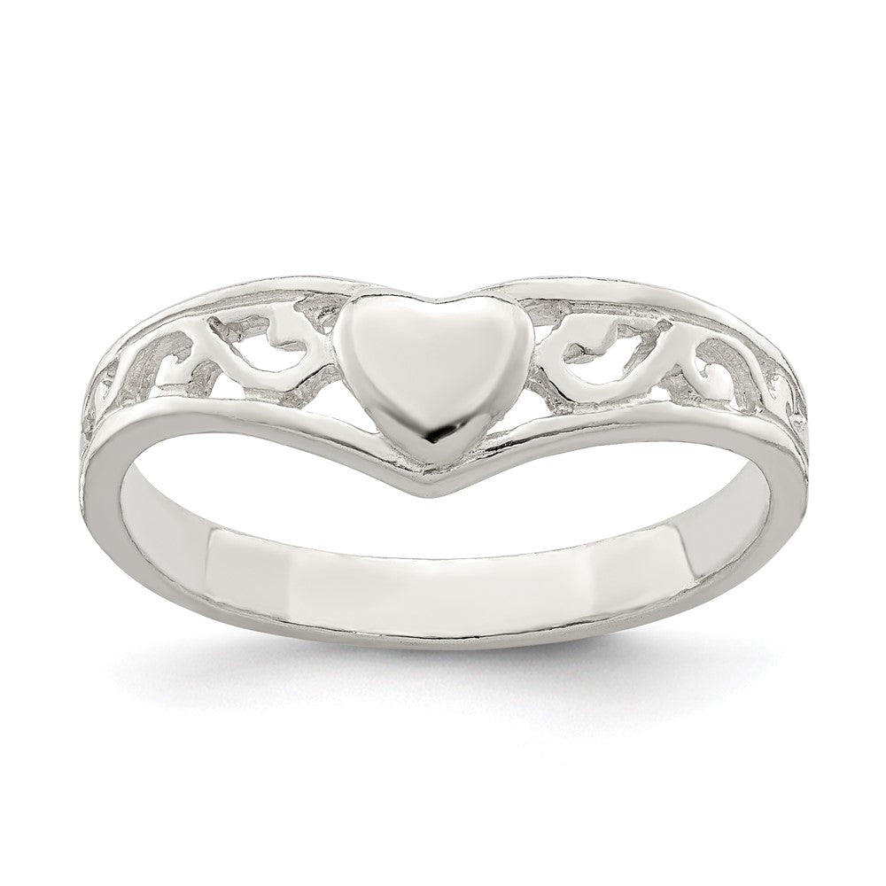 Sterlingsilber Herz Ring