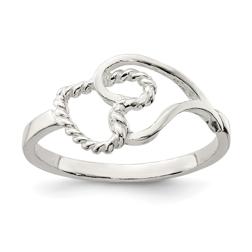 Sterlingsilber Herz Ring