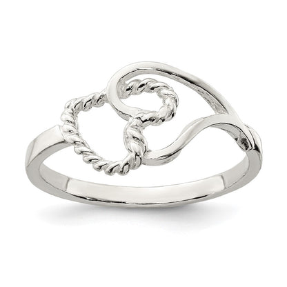 Sterlingsilber Herz Ring