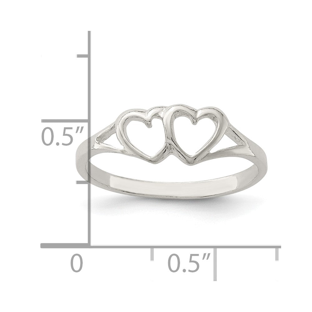 Sterlingsilber Herz Ring