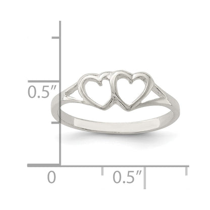 Sterlingsilber Herz Ring