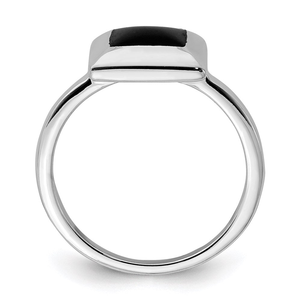 Sterlingsilber Onyx Ring