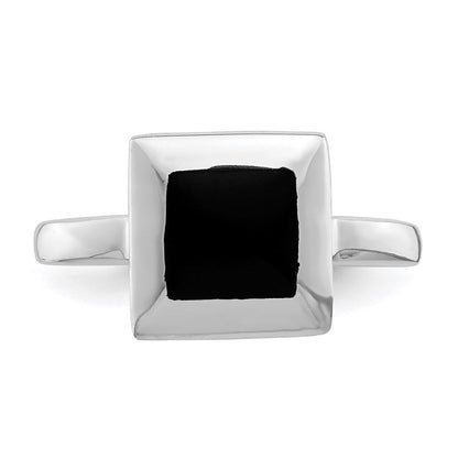 Sterlingsilber Onyx Ring