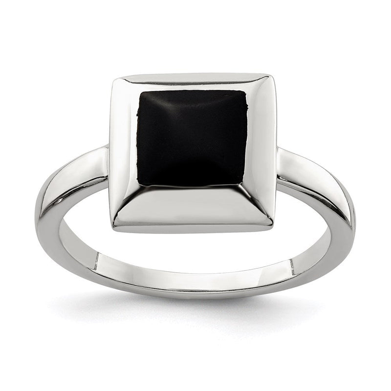 Sterlingsilber Onyx Ring