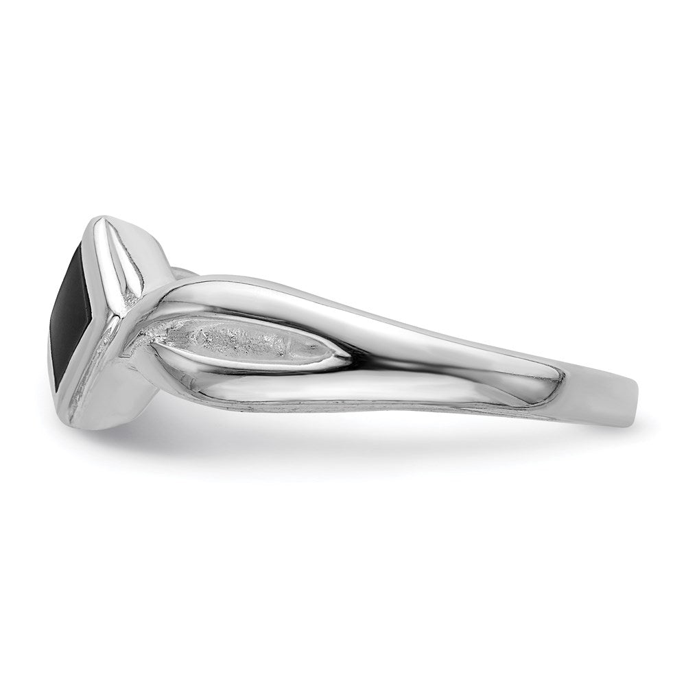 Sterlingsilber Onyx Ring